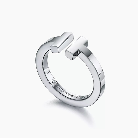 Tiffany T Square Ring in Sterling Silver - Picture 1 of 10